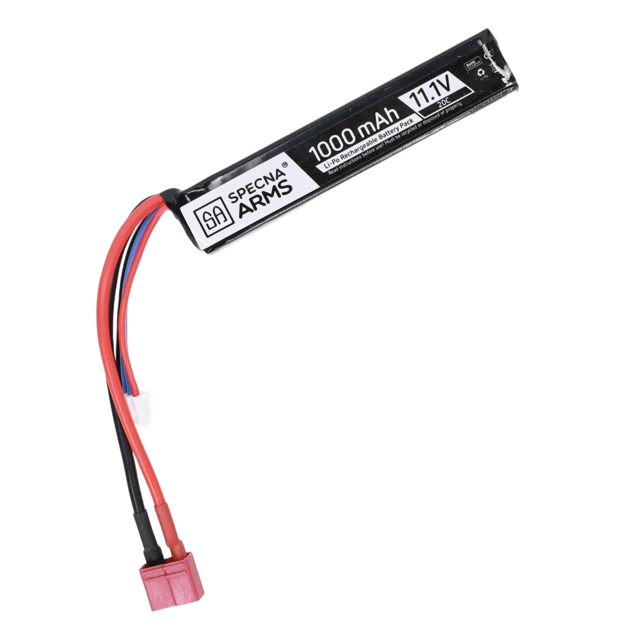 LiPo Battery 11.1V 1000mAh 20C – Deans (T-Connect)