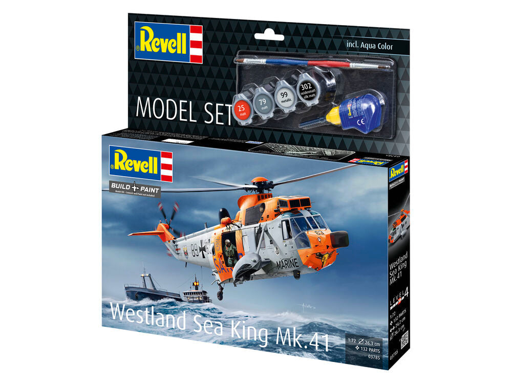 Revell Model Set Westland Sea King Mk.41 Model Kit (1:72 Scale)