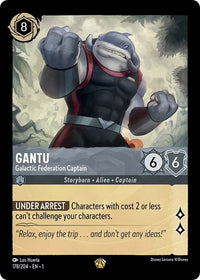 Image for Gantu - Galactic Federation Captain (178/204) (The First Chapter) - Disney Lorcana