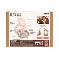 Diva Gramophone Music Box Wooden 3D Puzzle AMK82