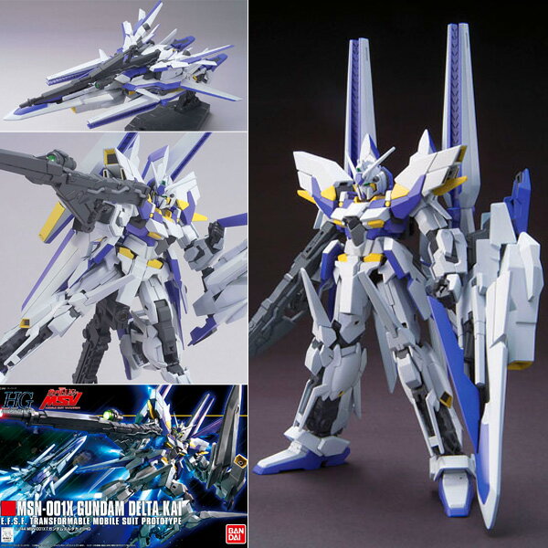 Bandai HGUC 1/144 MSN-001X Delta Kai Gundam – High Grade Universal Century Model Kit