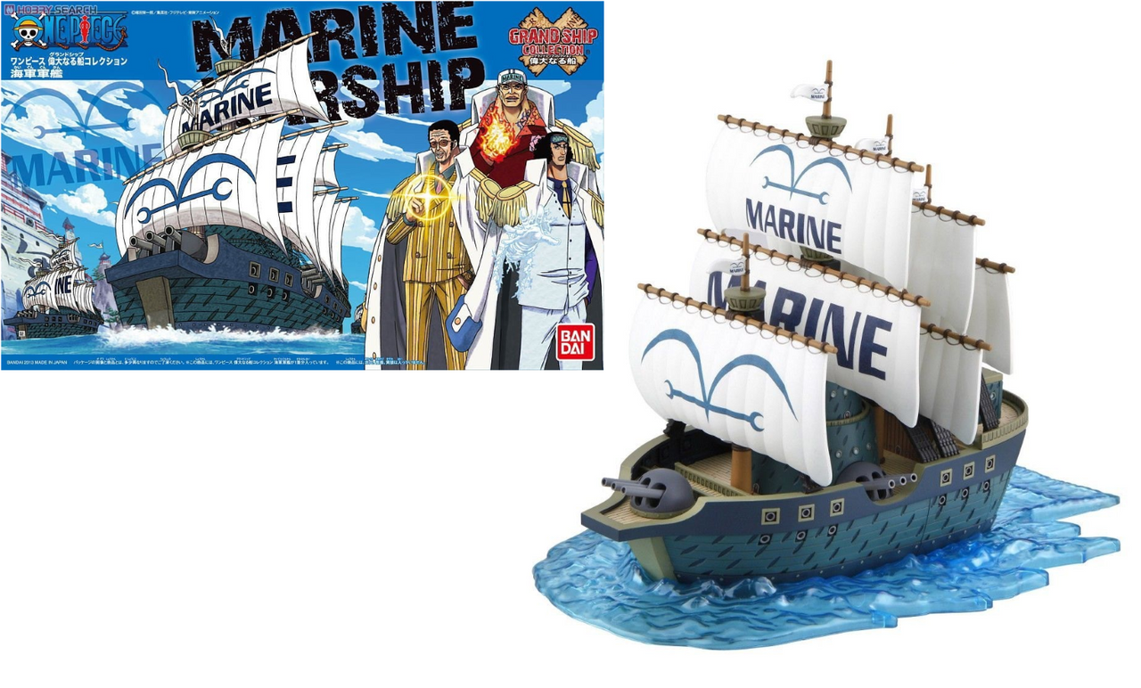 Bandai ONE PIECE Marine Ship Model Kit – Bandai Grand Ship Collection