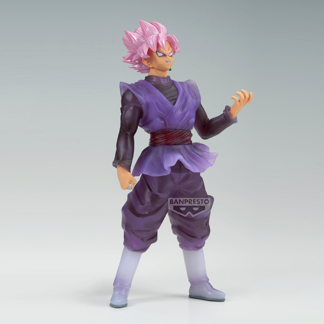Banpresto Dragon Ball Super Goku Black Super Saiyan Rosé Figure | Trasparente 19 cm
