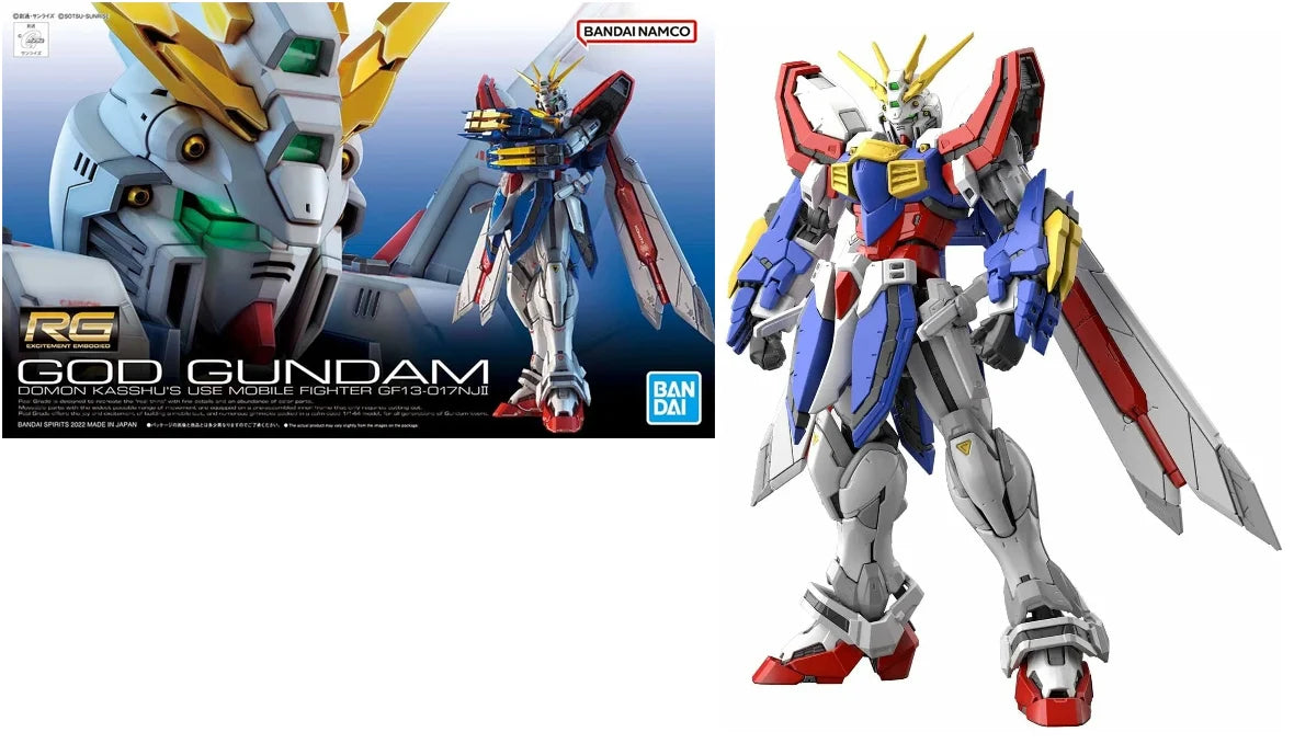 Bandai RG 1/144 God Gundam – Real Grade Model Kit