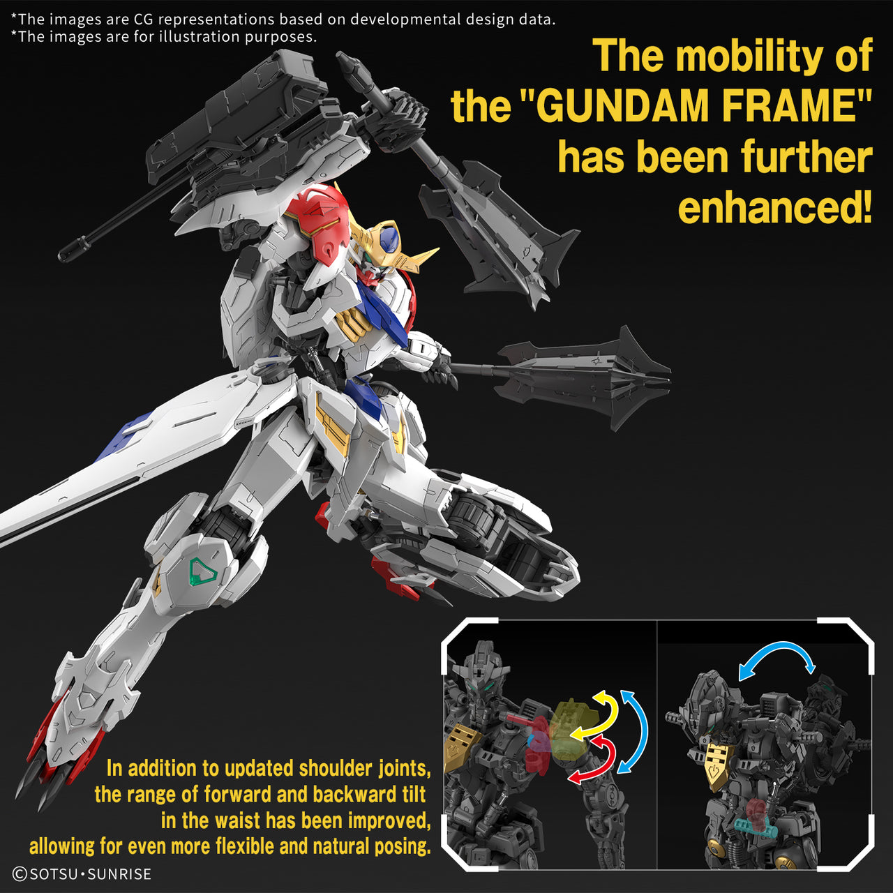 GUNDAM – MG 1/100 Gundam Barbatos Lupus Model Kit
