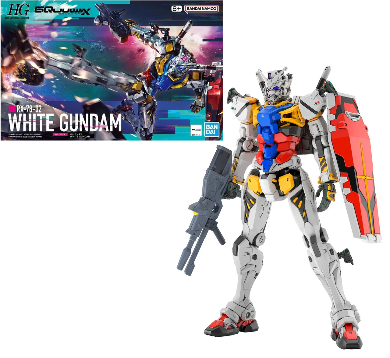 GUNDAM – HG 1/144 White Gundam Model Kit