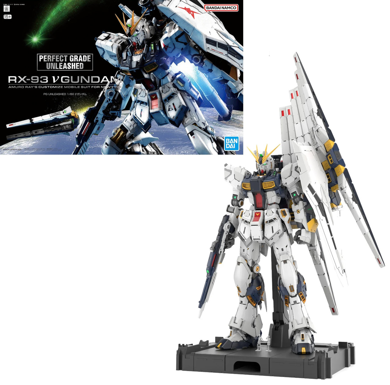 PG Unleashed Nu Gundam 1/60 Modellbausatz