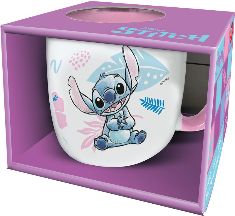 Stor Disney Stitch Watercolor Pink – Elite Coloured Inner Mug 13oz / 384ml