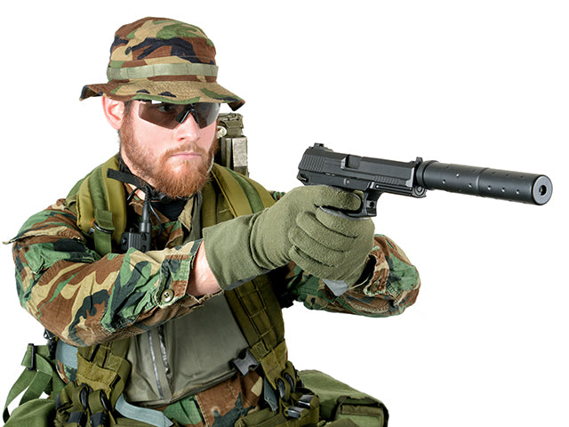 SOCOM MK23 Airsoft Pistol with Suppressor (Green Gas Version) – STTi ST23