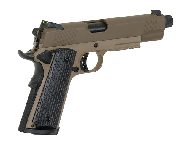 Army Armament R28 (TG-1) 1911 GBB Pistol – Dark Earth / Brown