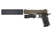 Army Armament R28 (TG-1) 1911 GBB Pistol – Dark Earth / Brown