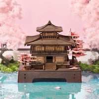 3D Wooden Puzzle – Sakura Pavilion TGA07