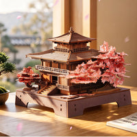 3D Wooden Puzzle – Sakura Pavilion TGA07