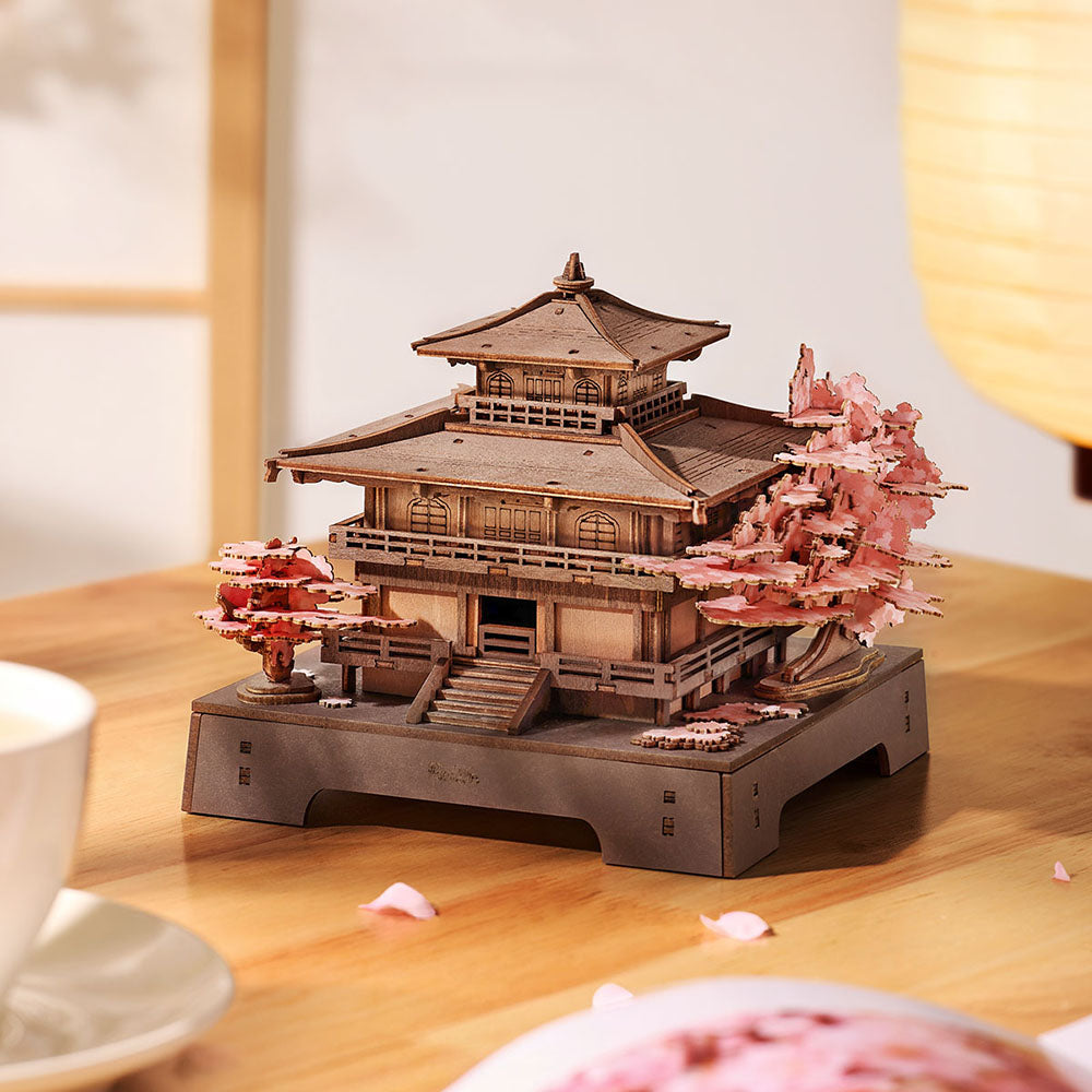 3D Wooden Puzzle – Sakura Pavilion TGA07