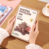 3D Wooden Puzzle – Sakura Pavilion TGA07