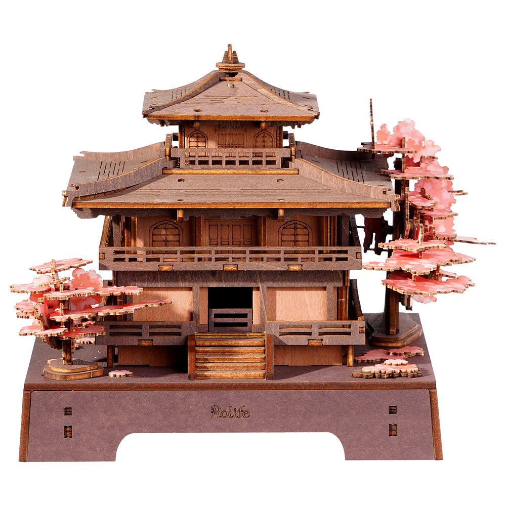 3D Wooden Puzzle – Sakura Pavilion TGA07