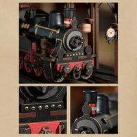 Rolife TGS01 Steam Journey – 3D Wooden Vintage Train Puzzle