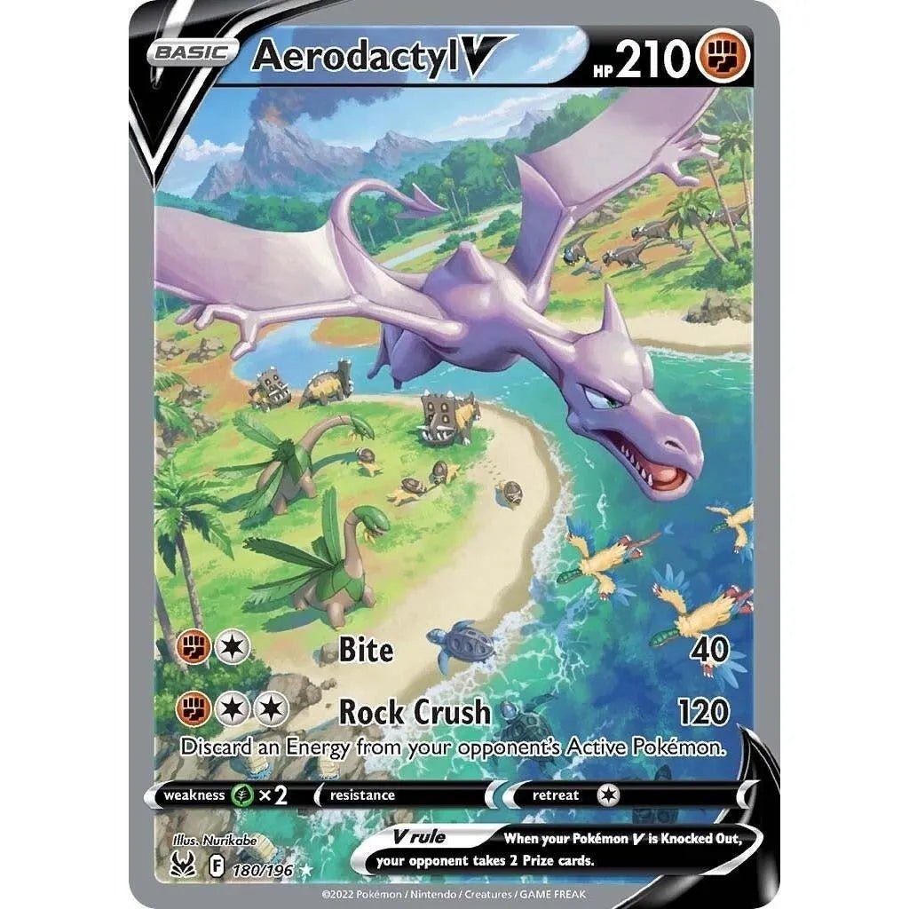 Aerodactyl V (Alternate Full Art) (180/196) (SWSH11: Lost Origin) in Malta | LAB7