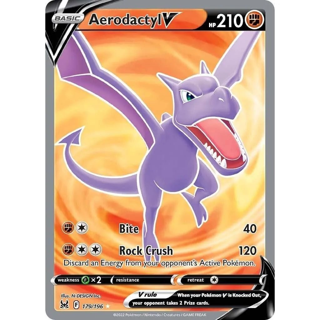 Aerodactyl V (Full Art) (179/196) (SWSH11: Lost Origin) in Malta | LAB7