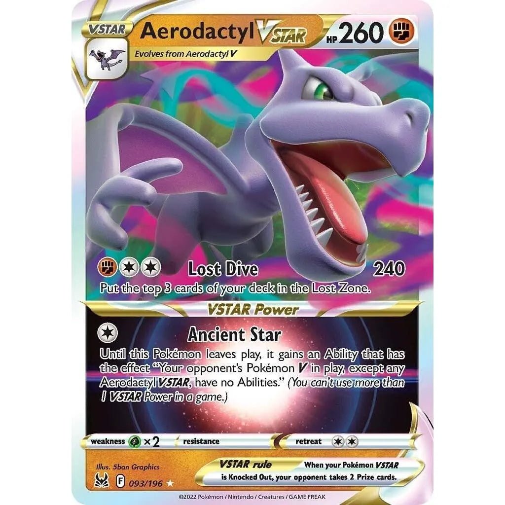 Aerodactyl VSTAR (093/196) (SWSH11: Lost Origin) in Malta | LAB7
