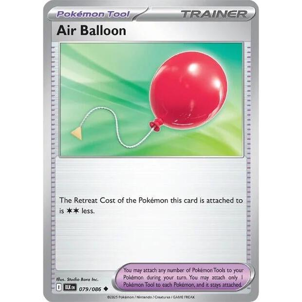 Pokemon Air Balloon (079/086) (SV: Black Bolt) by LAB7 Malta, Europe