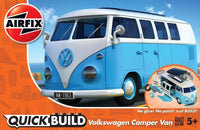 Airfix Airfix QUICKBUILD – VW Camper Van (Blue) by LAB7 Malta, Europe