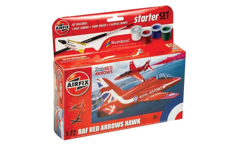 Airfix Small Beginners Set – Red Arrows Hawk (1:72 Scale) by LAB7 Malta, Europe