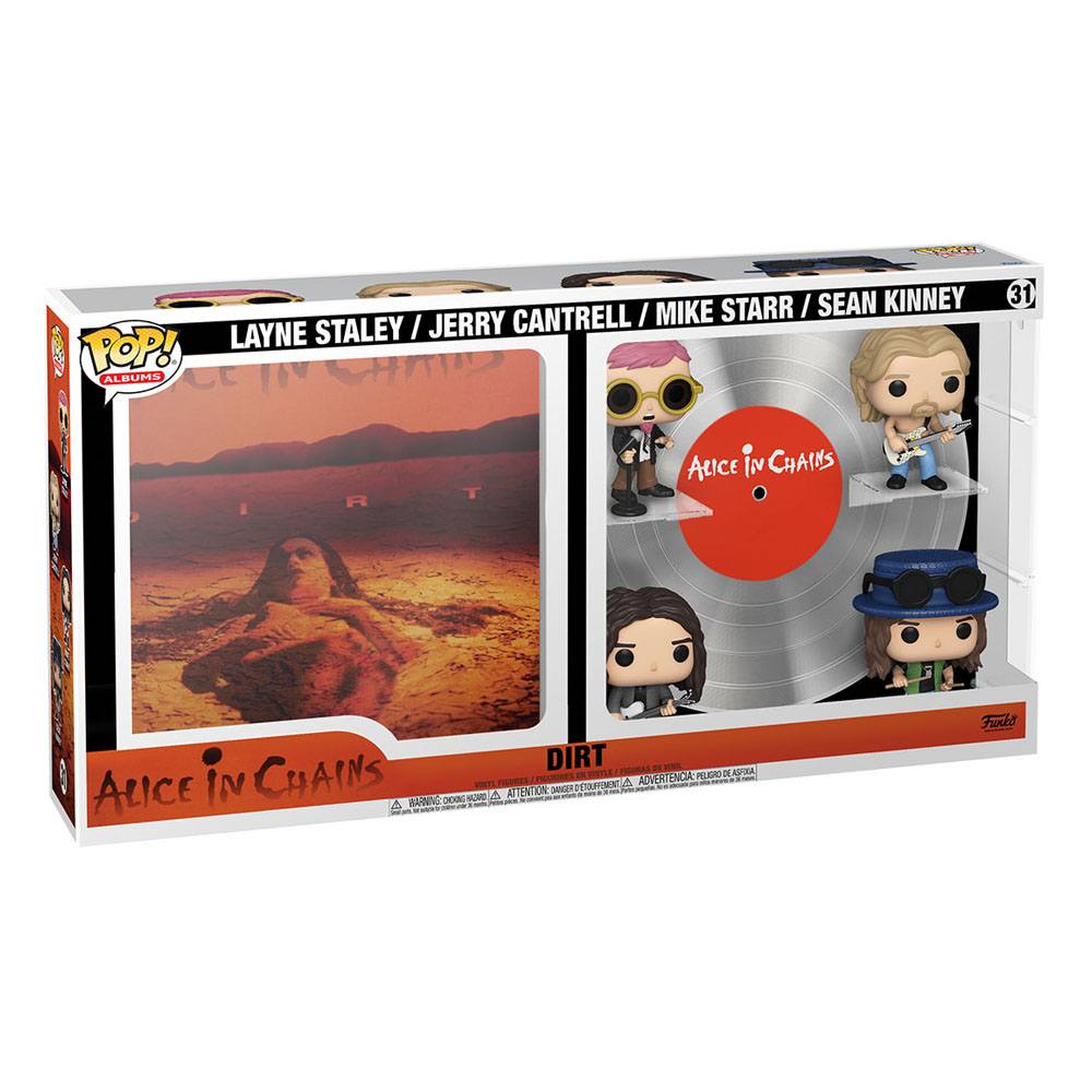 Funko Alice in Chains POP! Albums DLX Vinyl Figure 4 - Pack Dirt 9 cm by LAB7 Malta, Europe