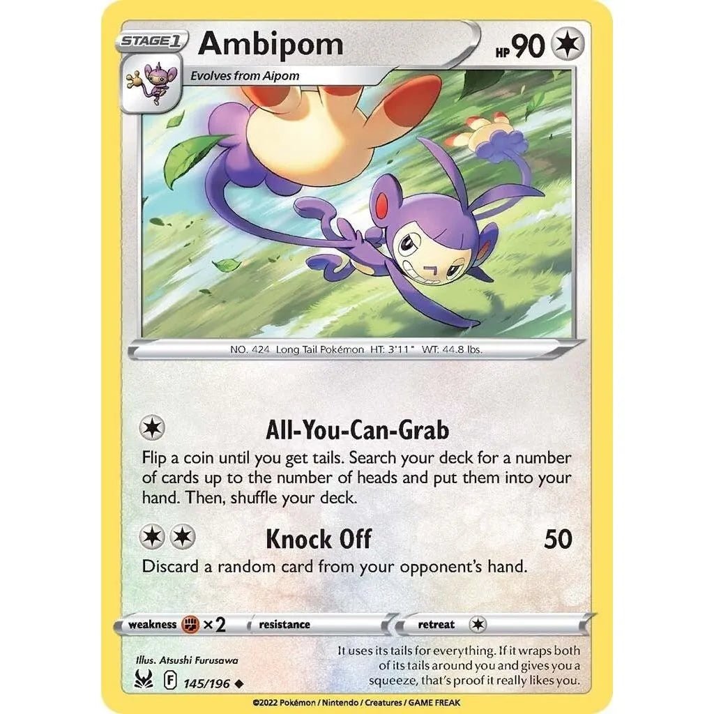 Ambipom (145/196) (SWSH11: Lost Origin) in Malta | LAB7