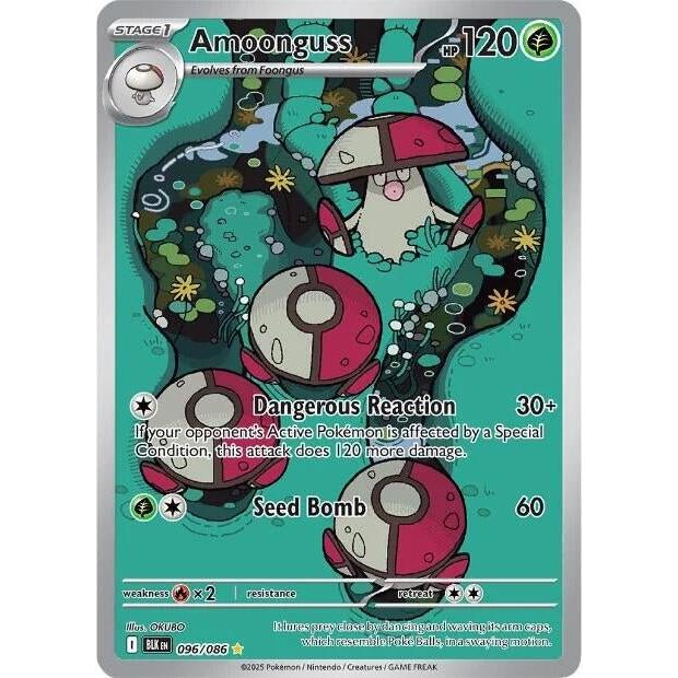 Pokemon Amoonguss (096/086) (SV: Black Bolt) by LAB7 Malta, Europe