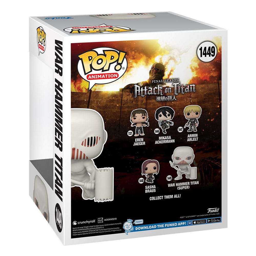 Funko Attack on Titan Oversized POP! Vinyl Figure War Hammer Titan 15 cm by LAB7 Malta, Europe