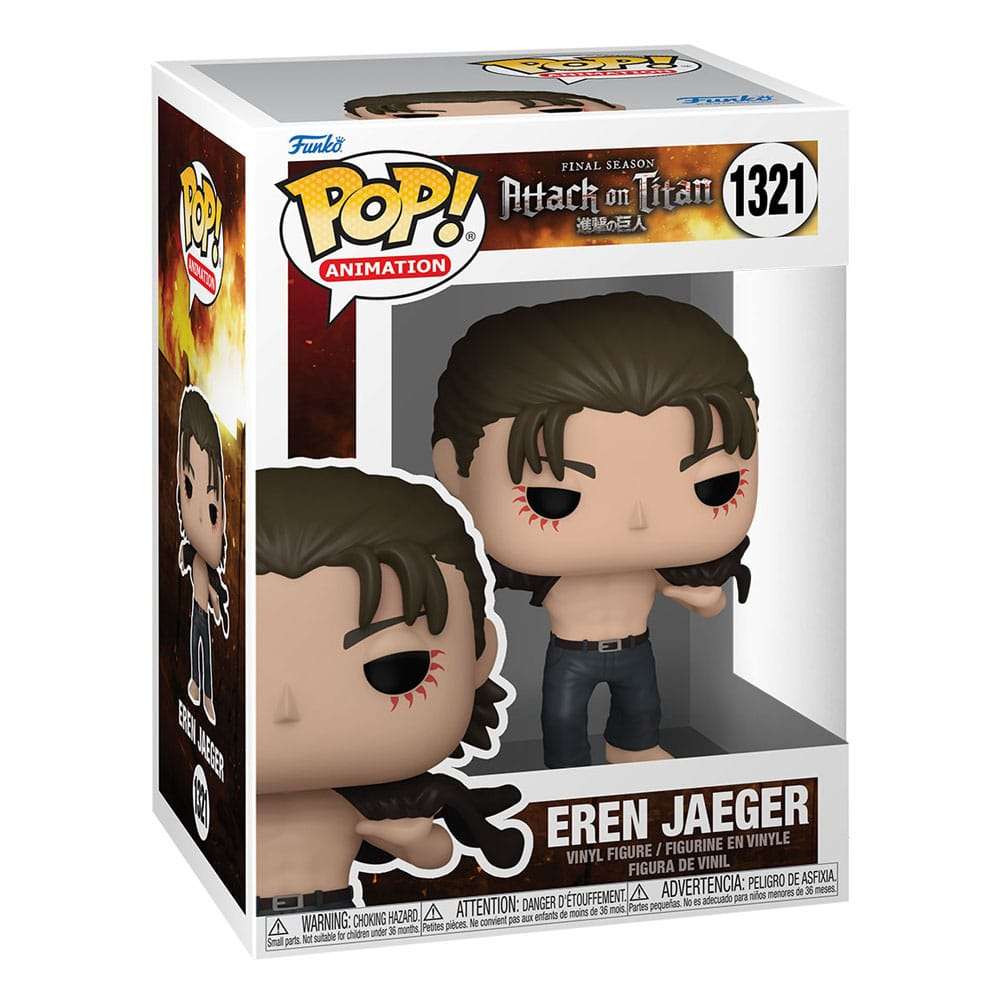 Funko Attack on Titan POP! Animation Vinyl Figure Eren Jeager 9 cm by LAB7 Malta, Europe