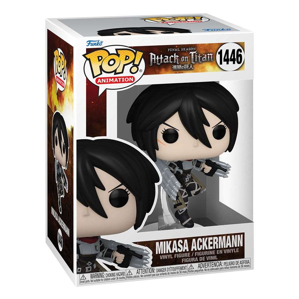 Funko Attack on Titan POP! Animation Vinyl Figure Mikasa Ackerman 9 cm by LAB7 Malta, Europe
