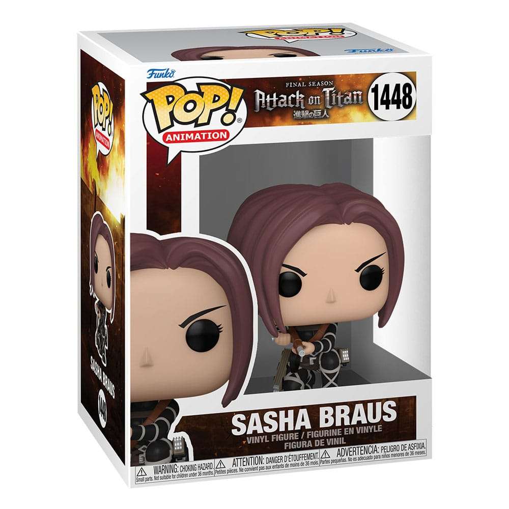 Funko Attack on Titan POP! Animation Vinyl Figure Sasha 9 cm by LAB7 Malta, Europe