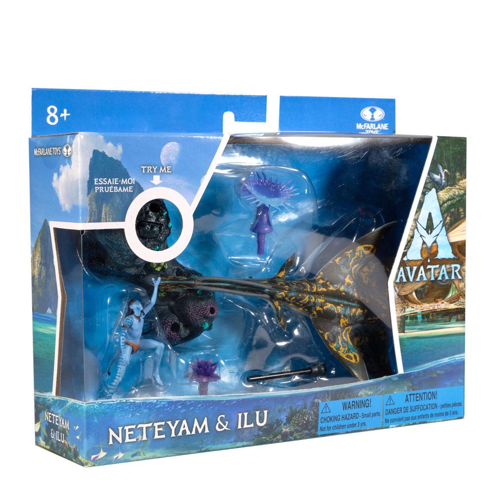 McFarlane Avatar: The Way of Water Deluxe Medium Action Figures Neteyam & Ilu by LAB7 Malta, Europe