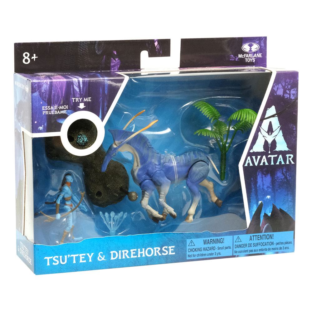 McFarlane Avatar W.O.P Deluxe Medium Action Figures Tsu'tey & Direhorse by LAB7 Malta, Europe