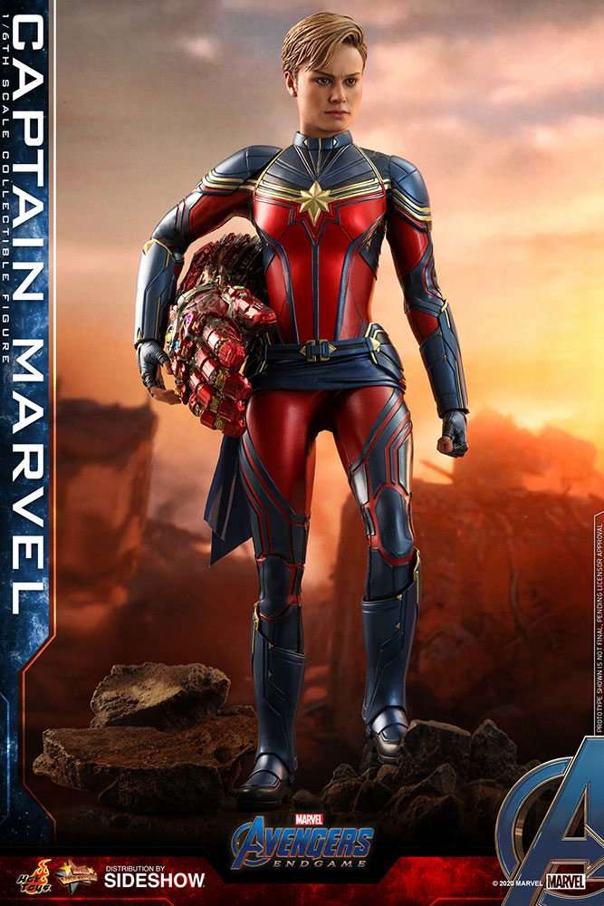 Hot Toys Avengers: Endgame Movie Masterpiece Series PVC Action Figure 1/6 Captain Marvel 29 cm by LAB7 Malta, Europe