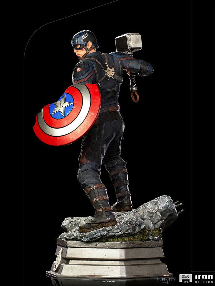 Iron Studios Avengers Infinity Saga Legacy Replica Statue 1/4 Captain America by LAB7 Malta, Europe