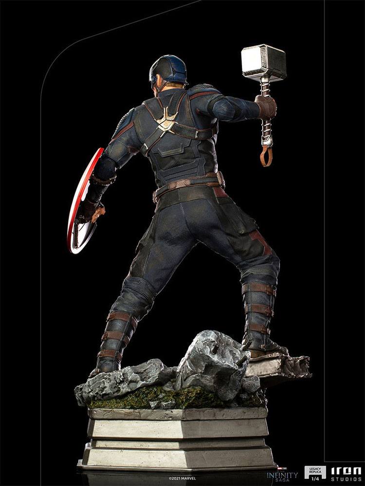 Iron Studios Avengers Infinity Saga Legacy Replica Statue 1/4 Captain America by LAB7 Malta, Europe