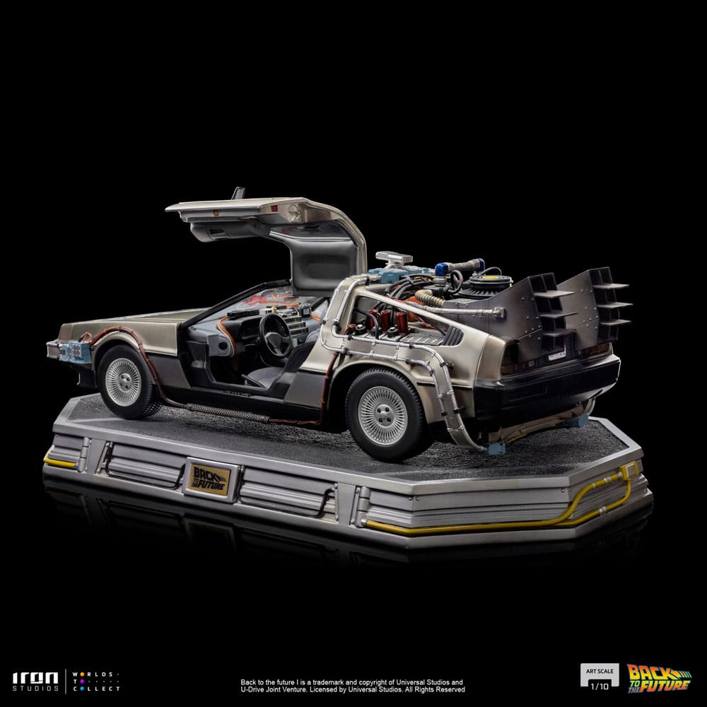 Iron Studios Back to the Future Art Scale Statue 1/10 DeLorean 23 cm by LAB7 Malta, Europe