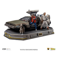 Iron Studios Back to the Future Art Scale Statue 1/10 DeLorean Full Set 23 cm by LAB7 Malta, Europe