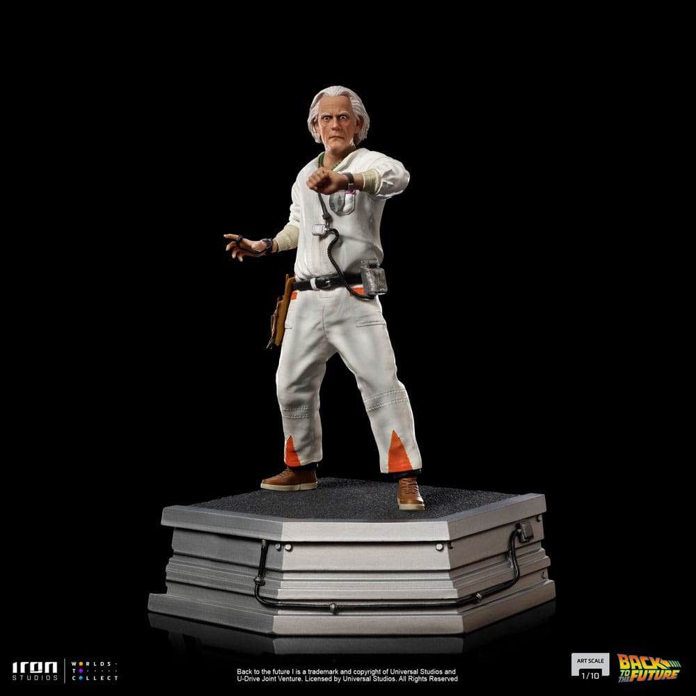 Iron Studios Back to the Future Art Scale Statue 1/10 Doc Brown 22 cm by LAB7 Malta, Europe
