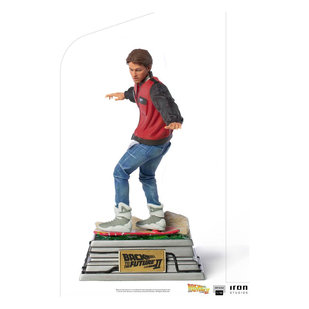 Iron Studios Back to the Future II Art Scale Statue 1/10 Marty McFly on Hoverboard 22 cm by LAB7 Malta, Europe