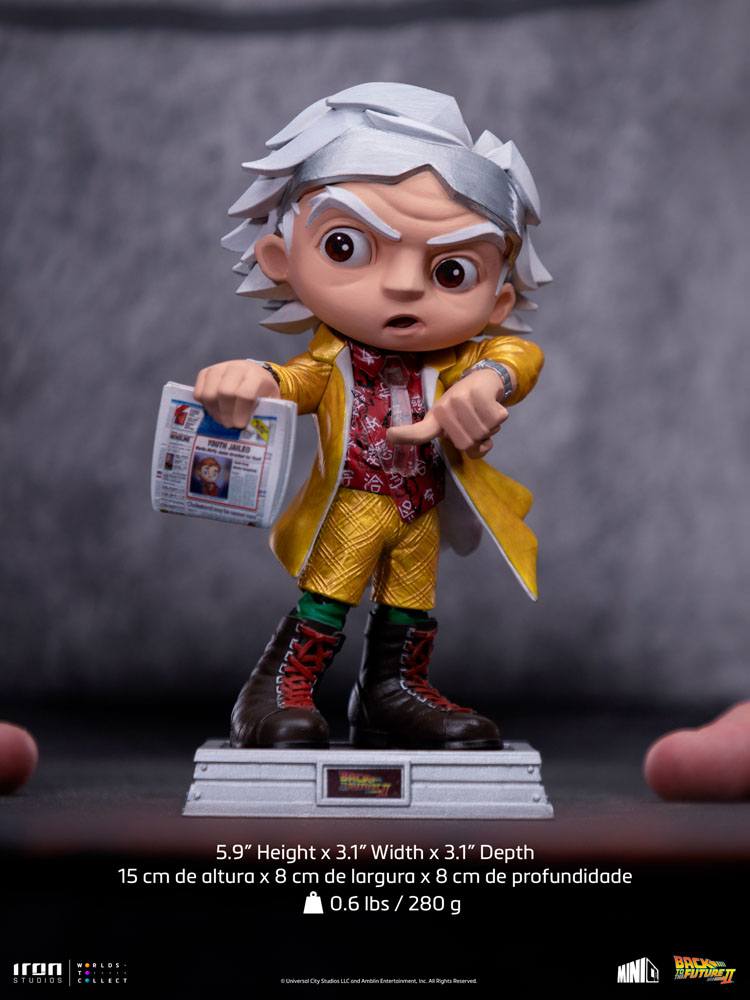 Iron Studios Back to the Future II Mini Co. PVC Figure Doc Brown 15 cm by LAB7 Malta, Europe