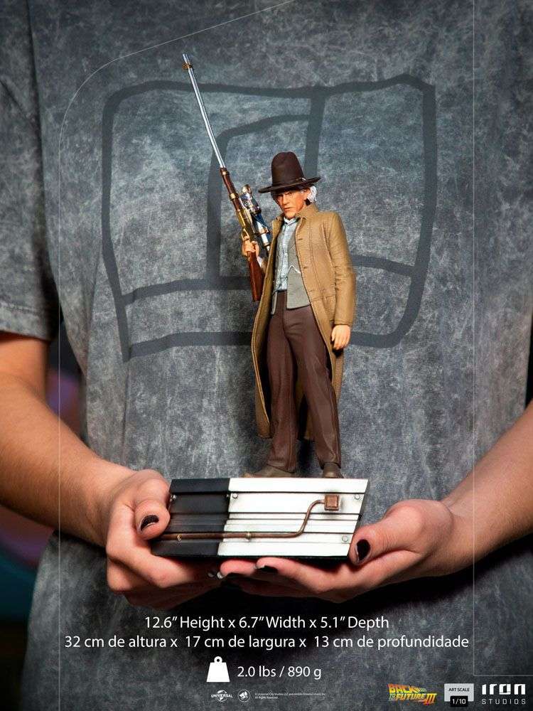 Iron Studios Back to the Future III Art Scale Statue 1/10 Doc Brown 32 cm by LAB7 Malta, Europe