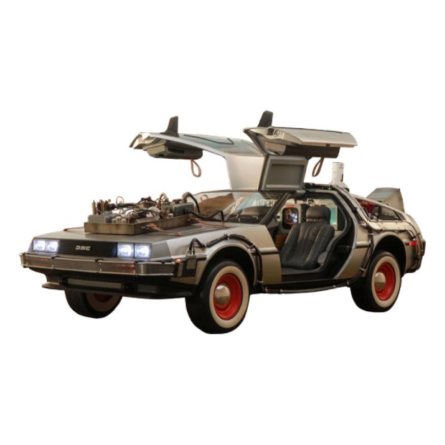 Hot Toys Back to the Future III Movie Masterpiece Vehicle 1/6 DeLorean Time Machine 72 cm by LAB7 Malta, Europe