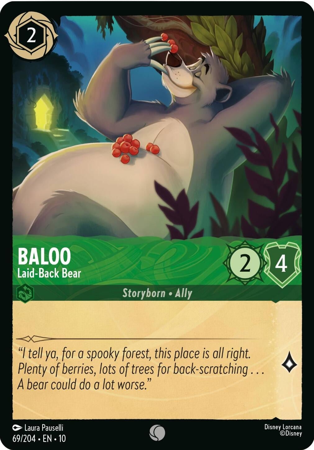 Ravensburger Baloo - Laid - Back Bear (69/204) (Whispers in the Well) by LAB7 Malta, Europe