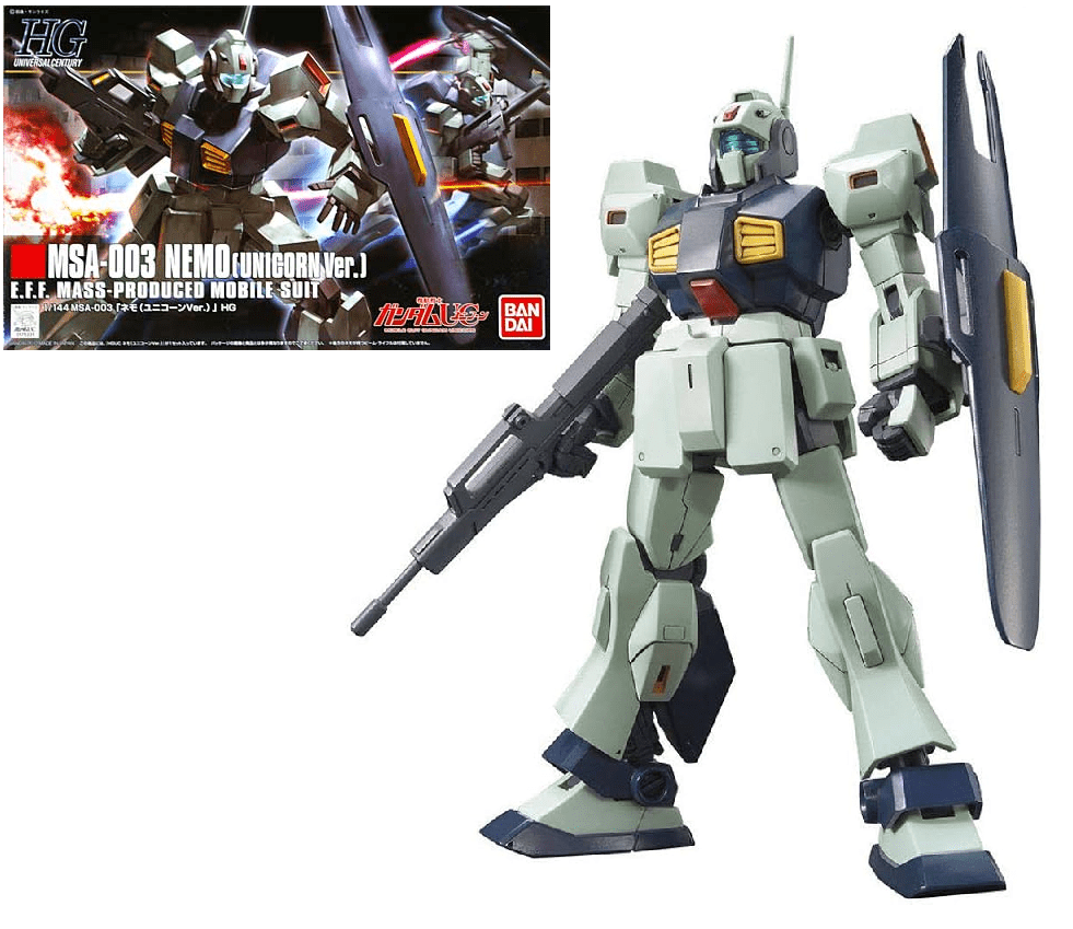 Bandai Bandai HGUC 1/144 Nemo Unicorn Ver. Model Kit – Gundam UC by LAB7 Malta, Europe
