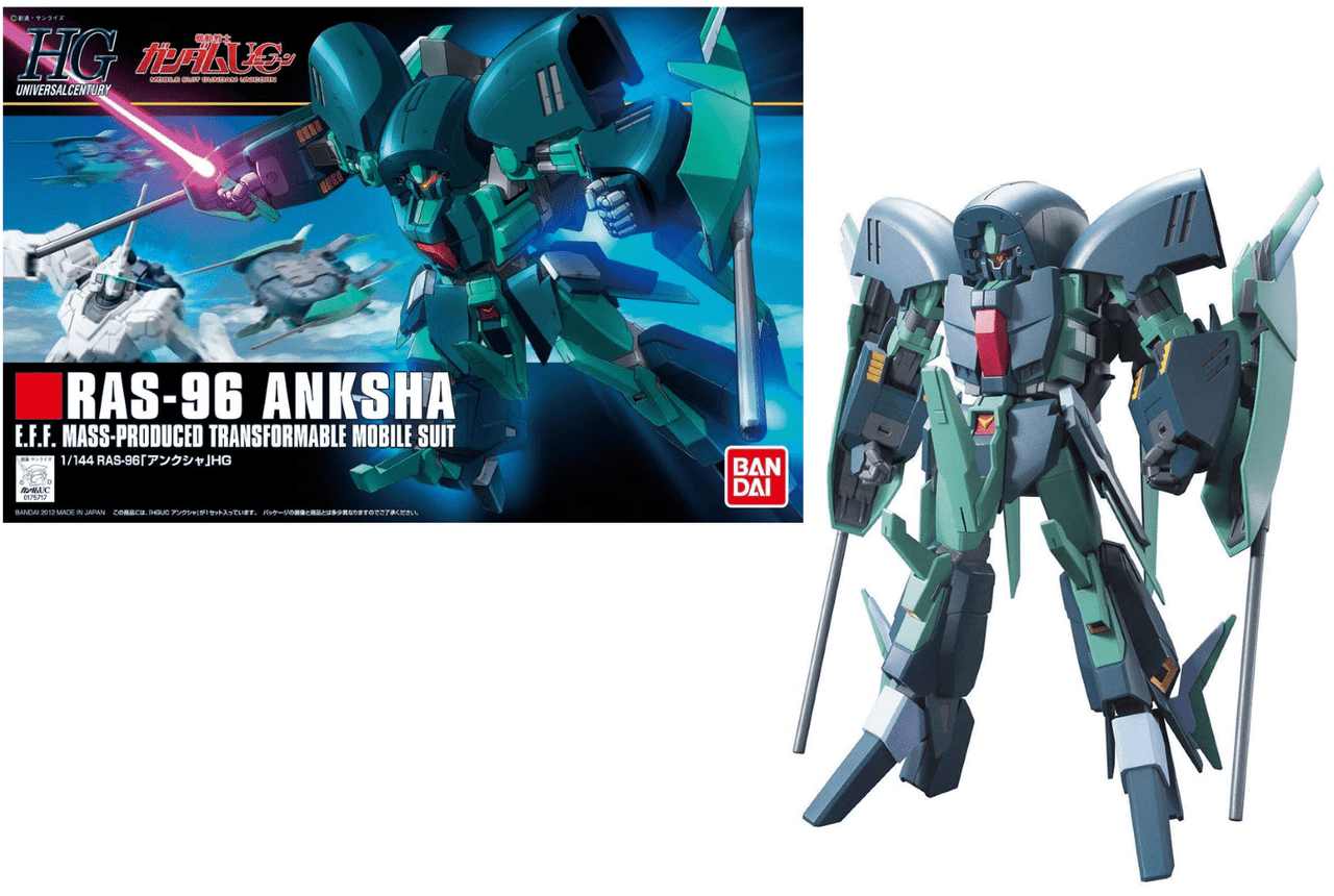 Bandai Bandai HGUC 1/144 RAS - 96 Anksha Model Kit – Gundam UC by LAB7 Malta, Europe