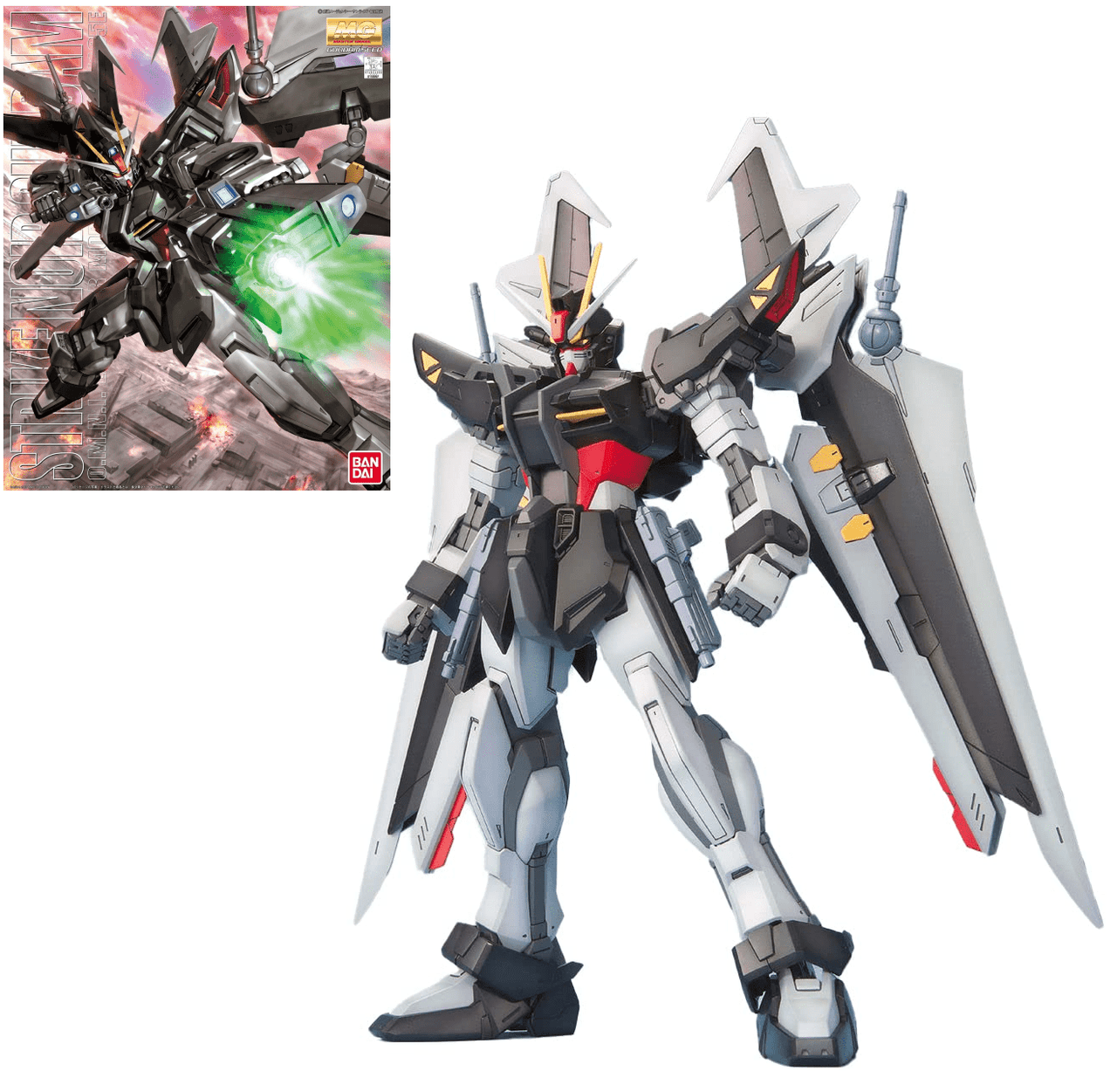 Bandai Bandai MG 1/100 Strike Noir Gundam Model Kit – SEED Stargazer by LAB7 Malta, Europe